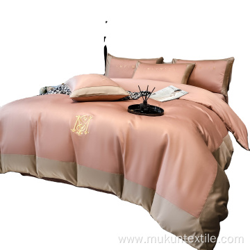 Solid bedsheets bedding set 100% cotton egyptian cotton